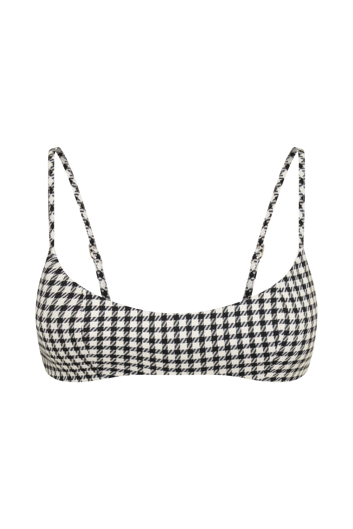 Amelie Tweed Bralette - Houndstooth - Image 11