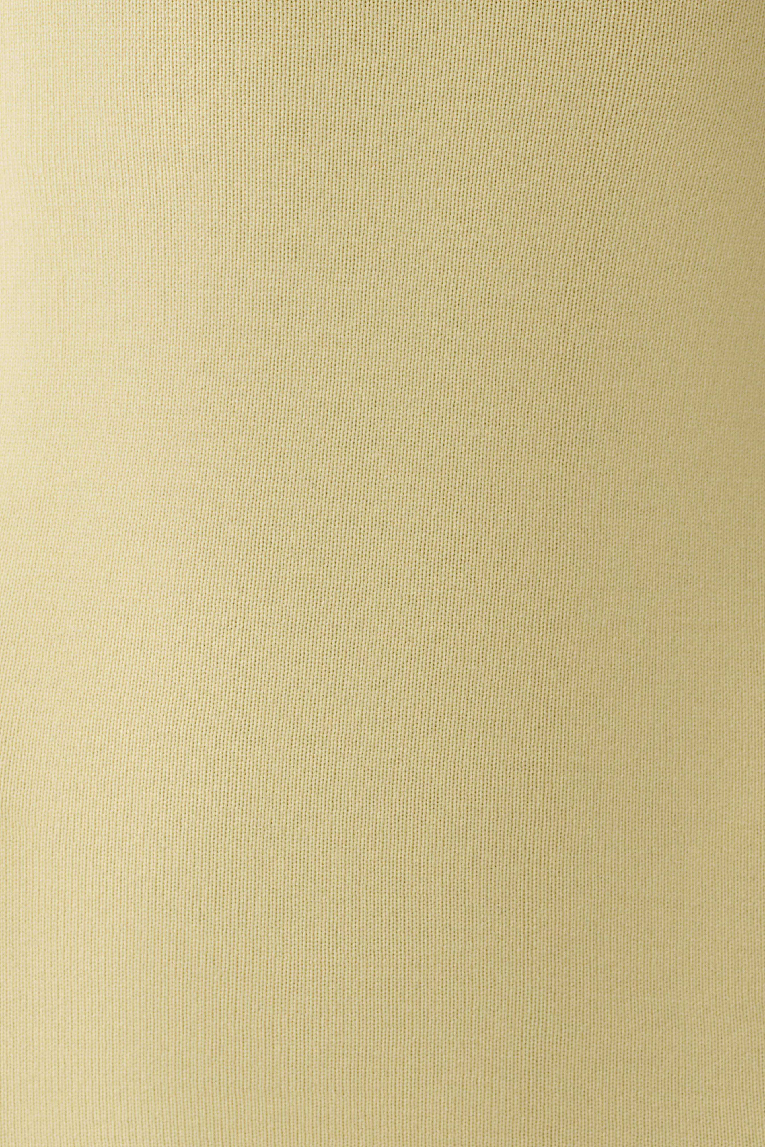 Amilee Scarf Knit Mini Dress - Lemon - Image 7