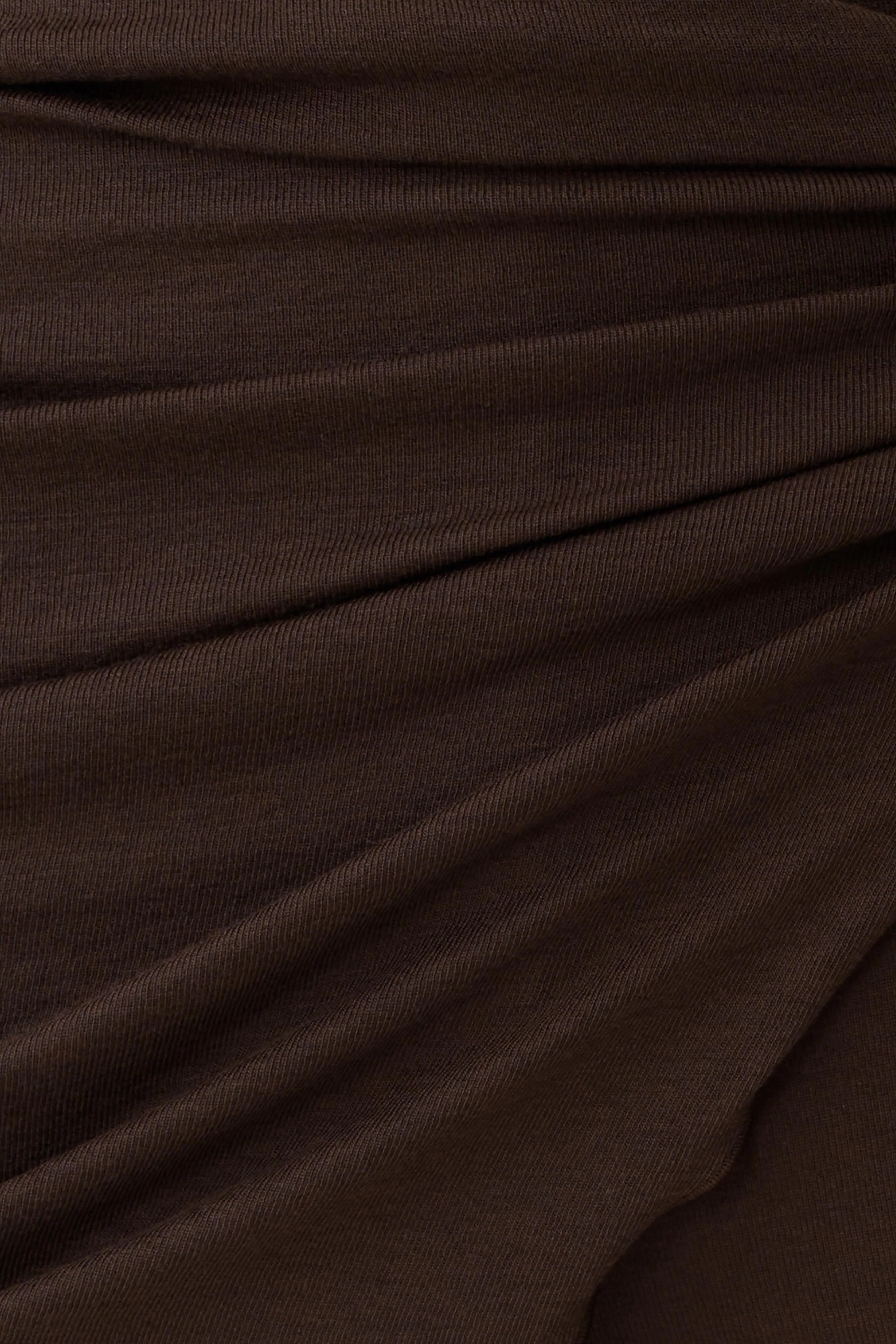 Anfie Straight Leg Pants With Waist Wrap - Dark Chocolate - Image 7