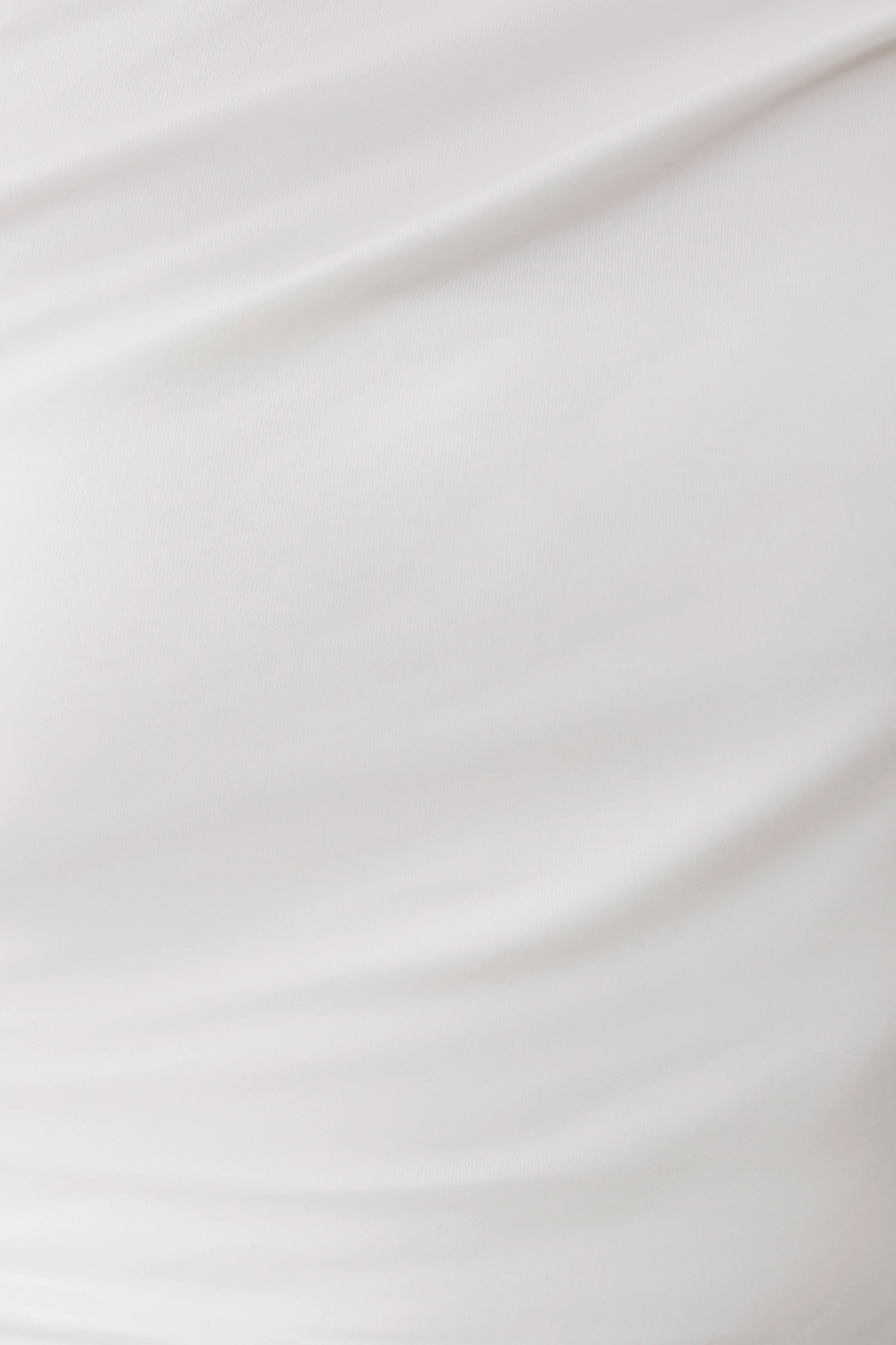 Corinna Modal One Shoulder Midi Dress - White - Image 6