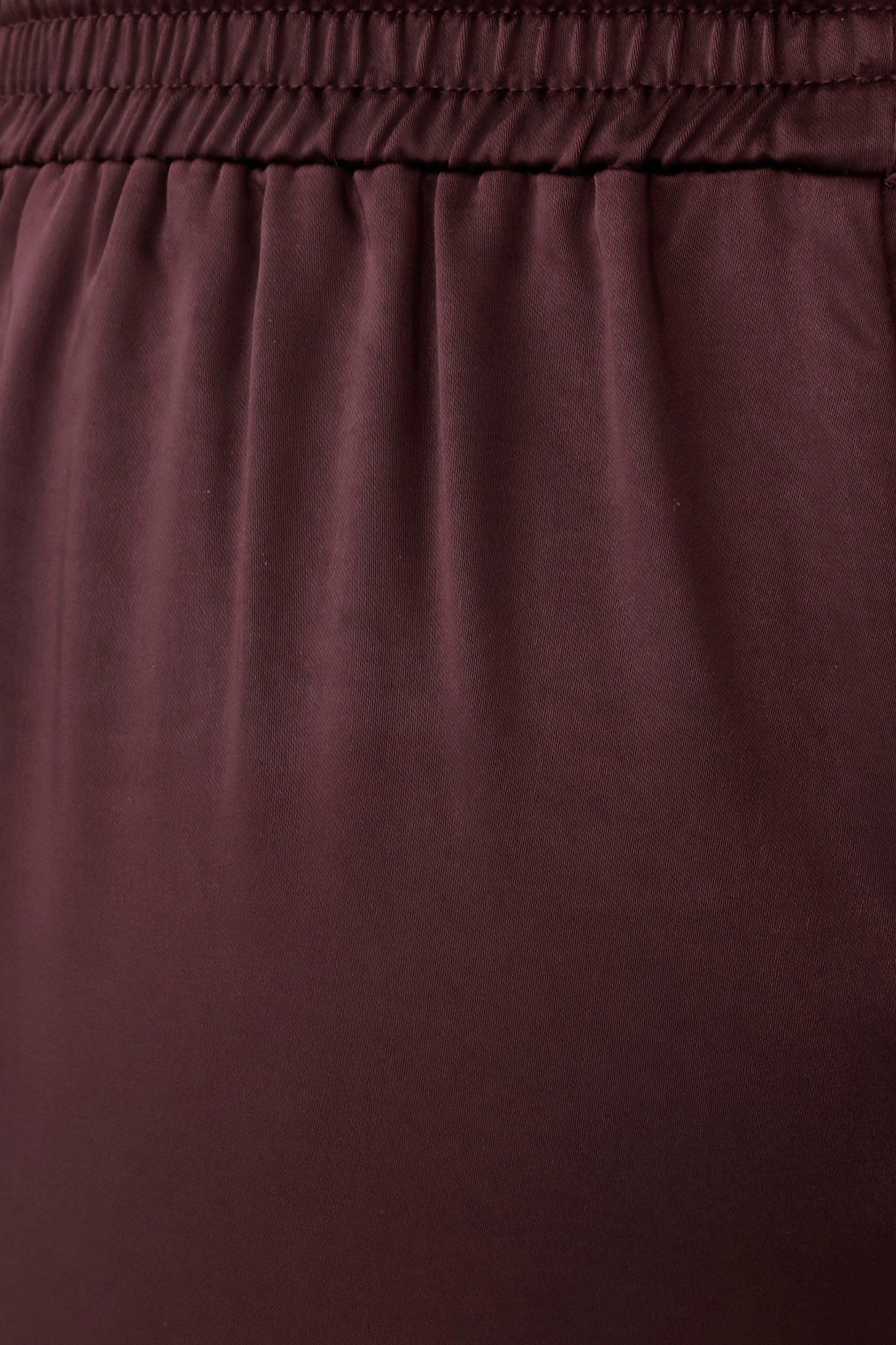 Danica Straight Leg Satin Pants - Mahogany - Image 7