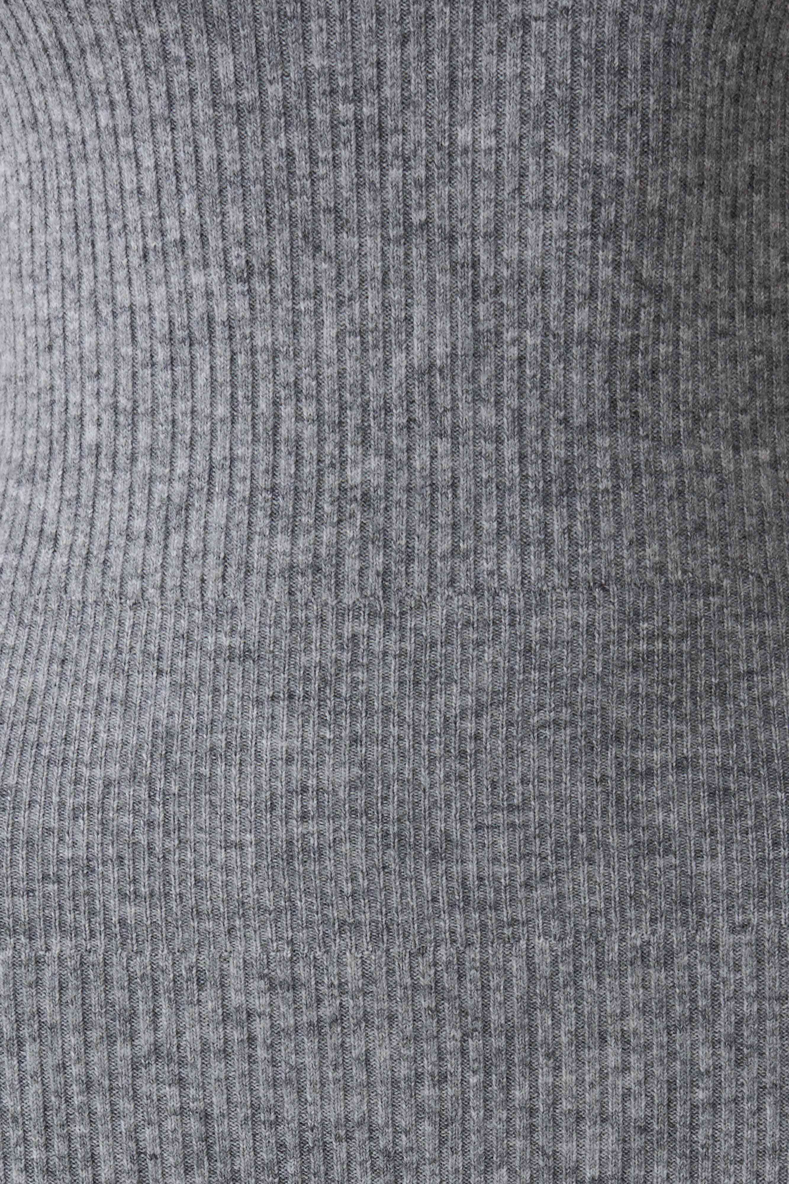 Goldie High Neck Knit Midi Dress - Grey Marle - Image 9