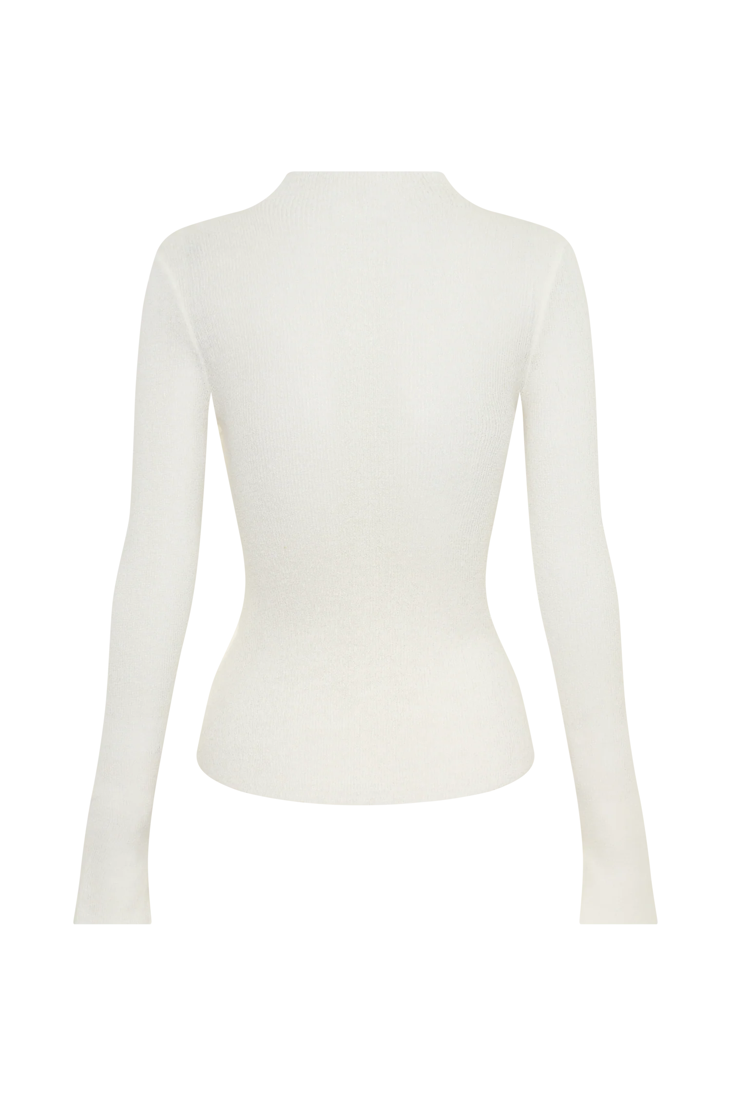 Lawson Wrap Knit Long Sleeve Top - White - Image 10