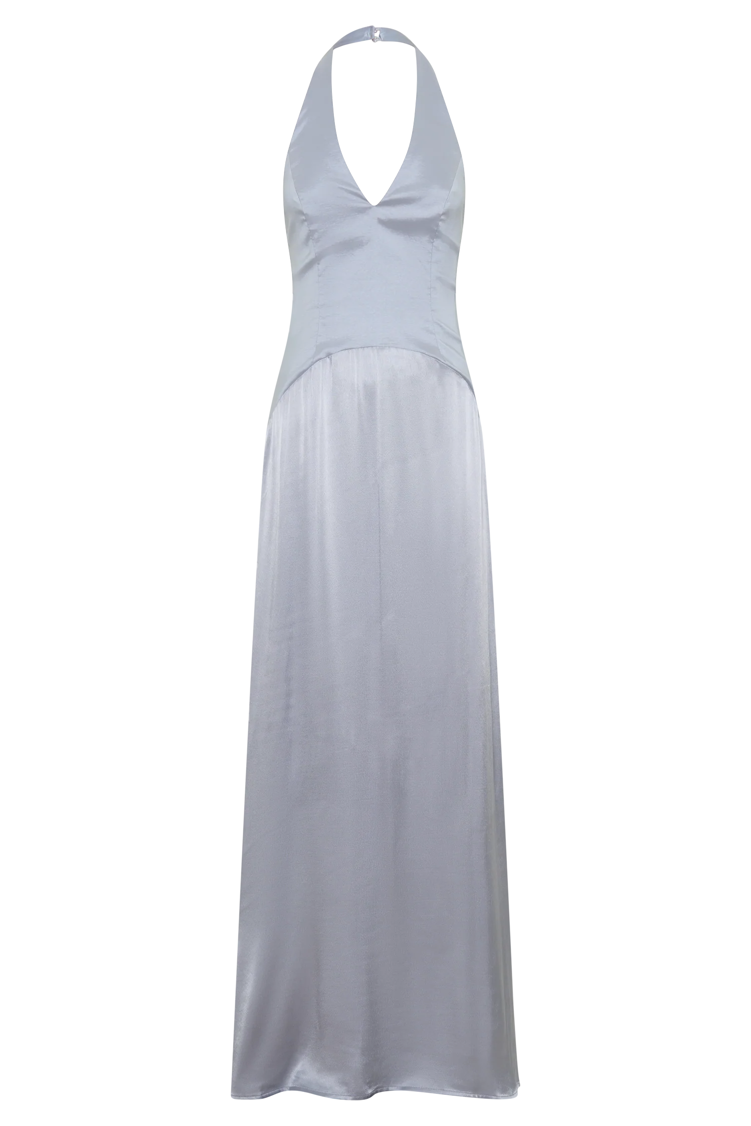 Maura Taffeta And Satin Maxi Dress - Cornflower Blue - Image 7