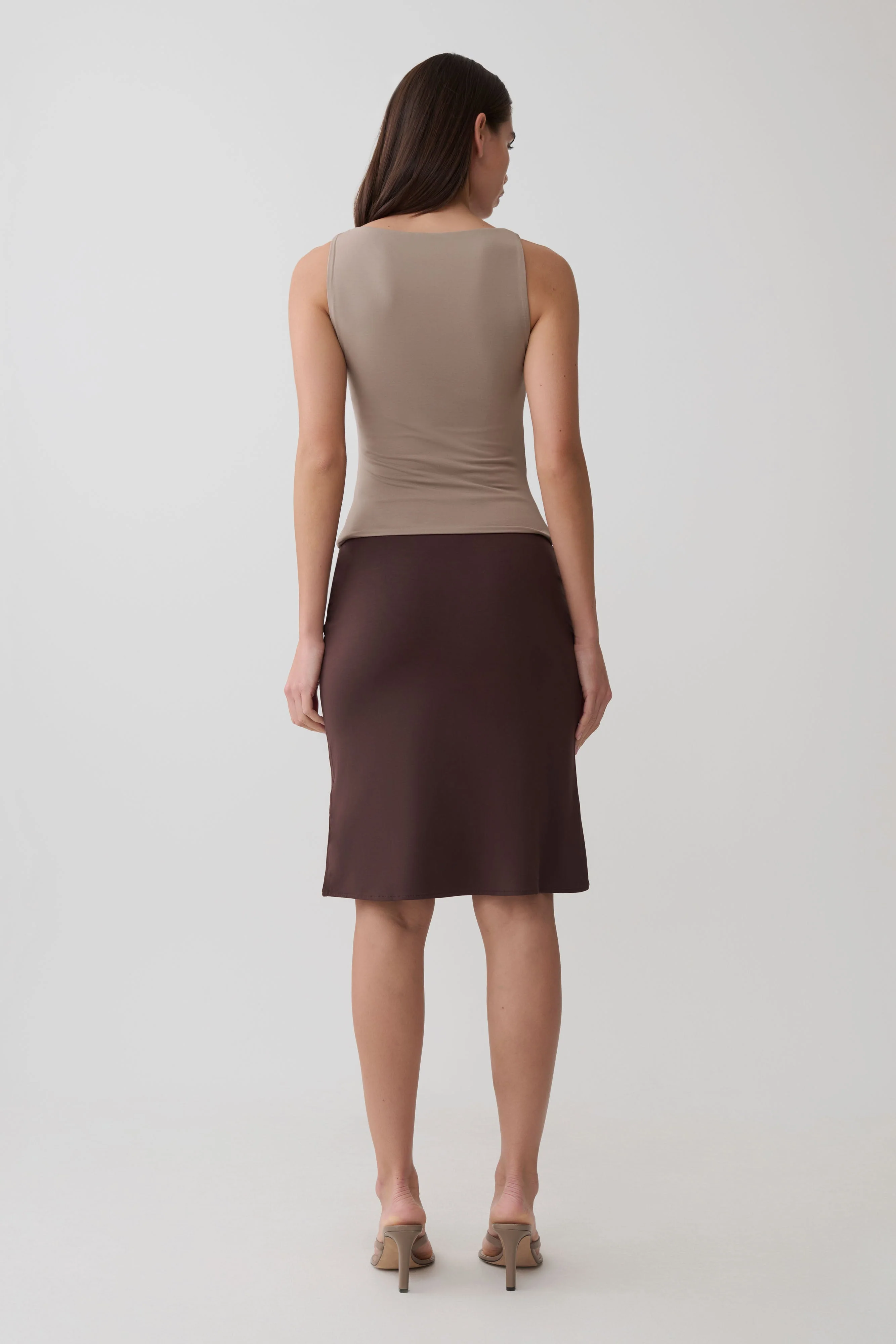 Nicolette Sleeveless Tank Top - Neutral - Image 5