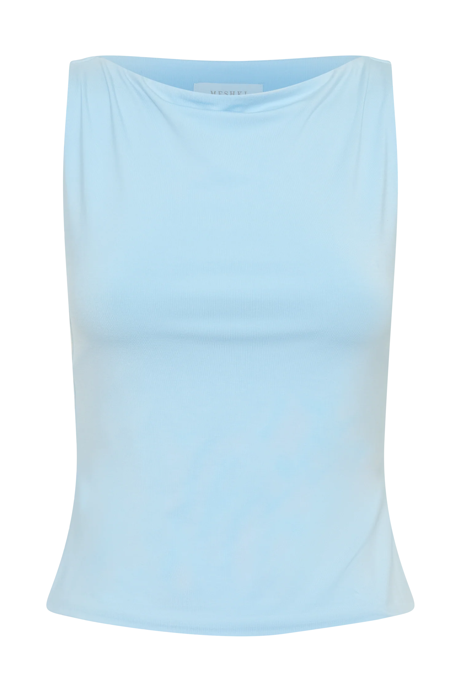Nicolette Sleeveless Tank Top - Pale Blue - Image 9