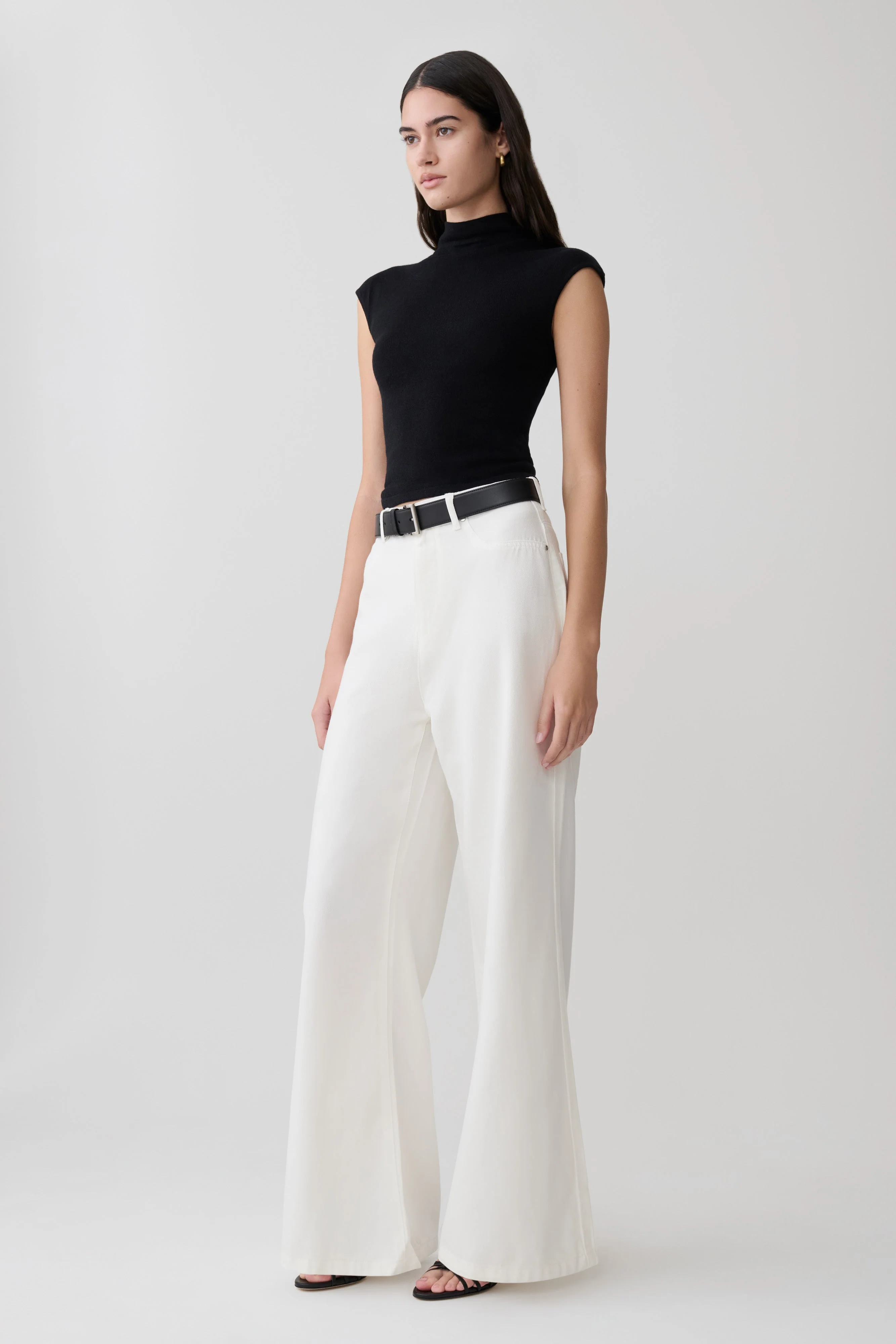 Sonny Short Sleeve Knit Top - Black - Image 4