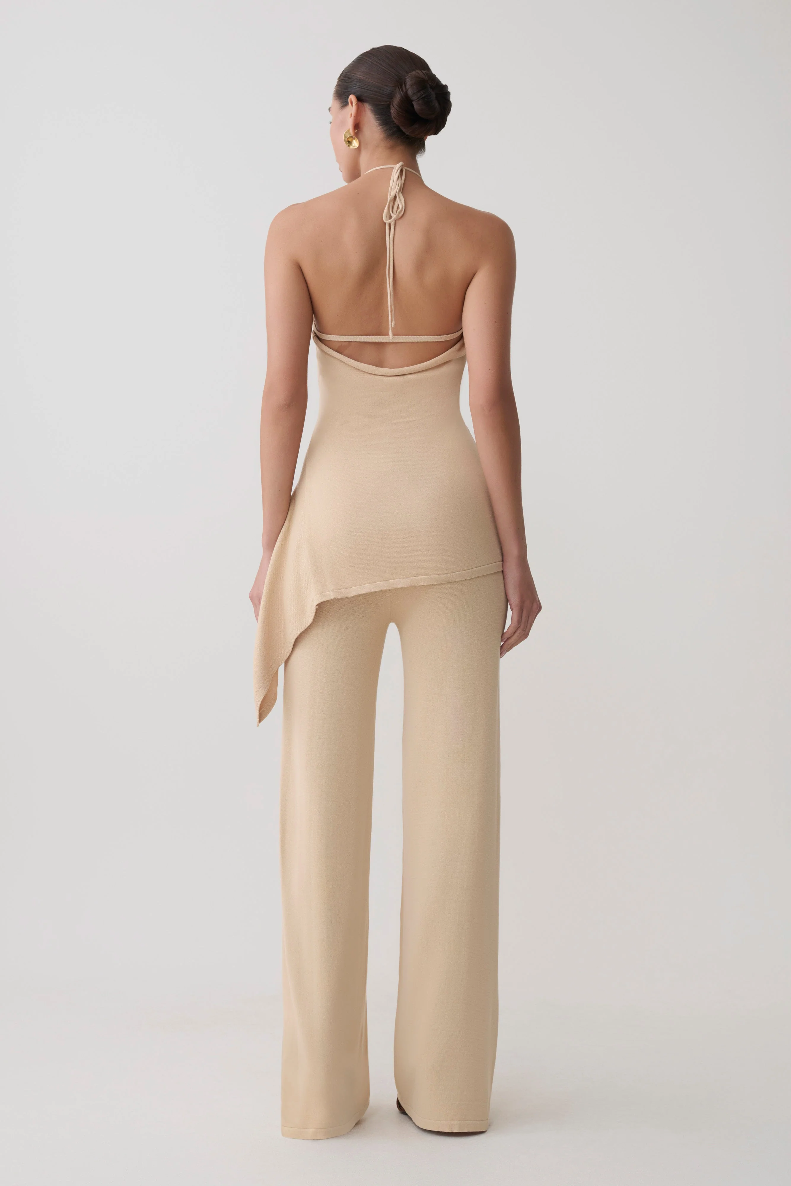Tula Longline Knit Top - Natural - Image 3