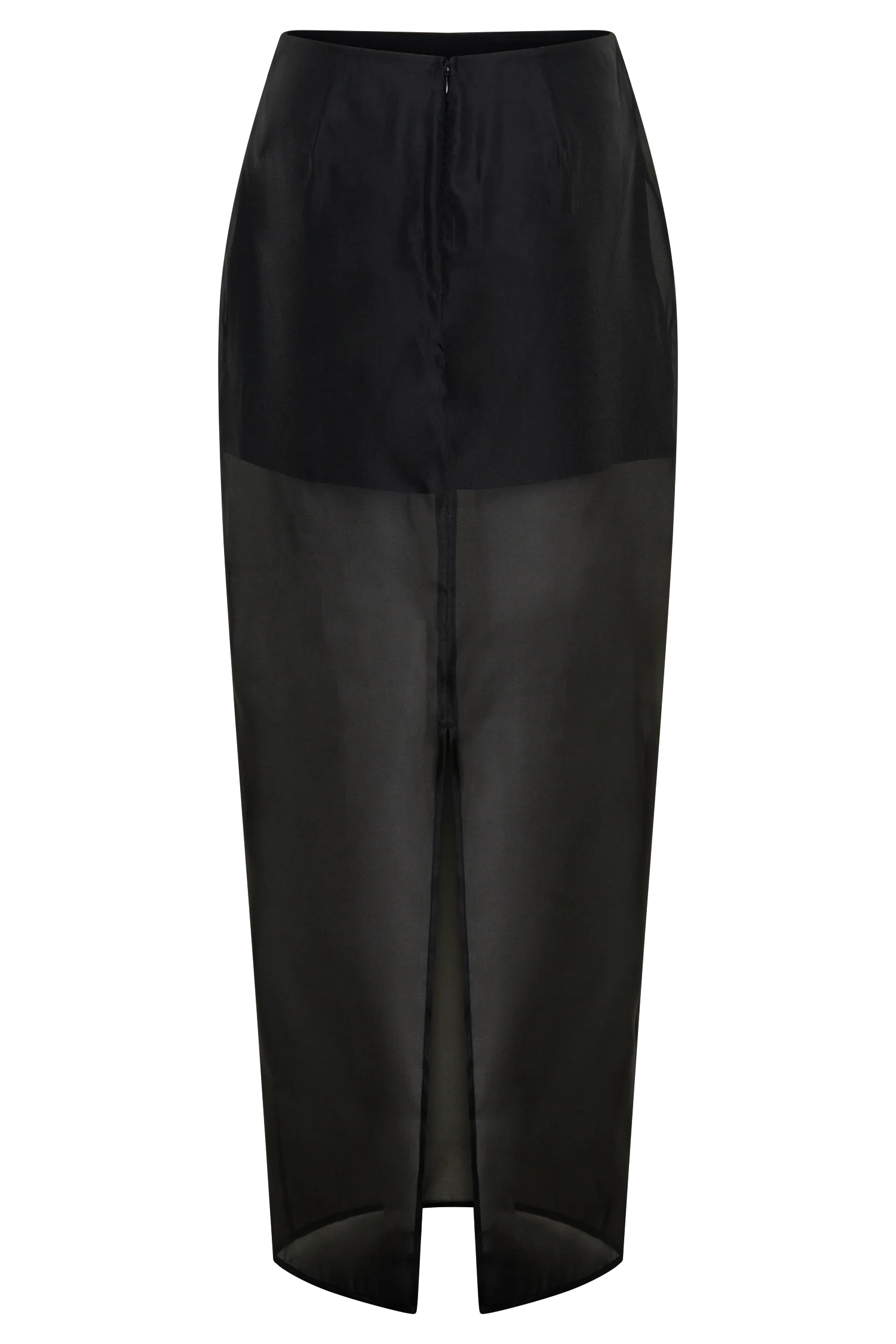 Ximena Organza Maxi Skirt - Black - Image 8