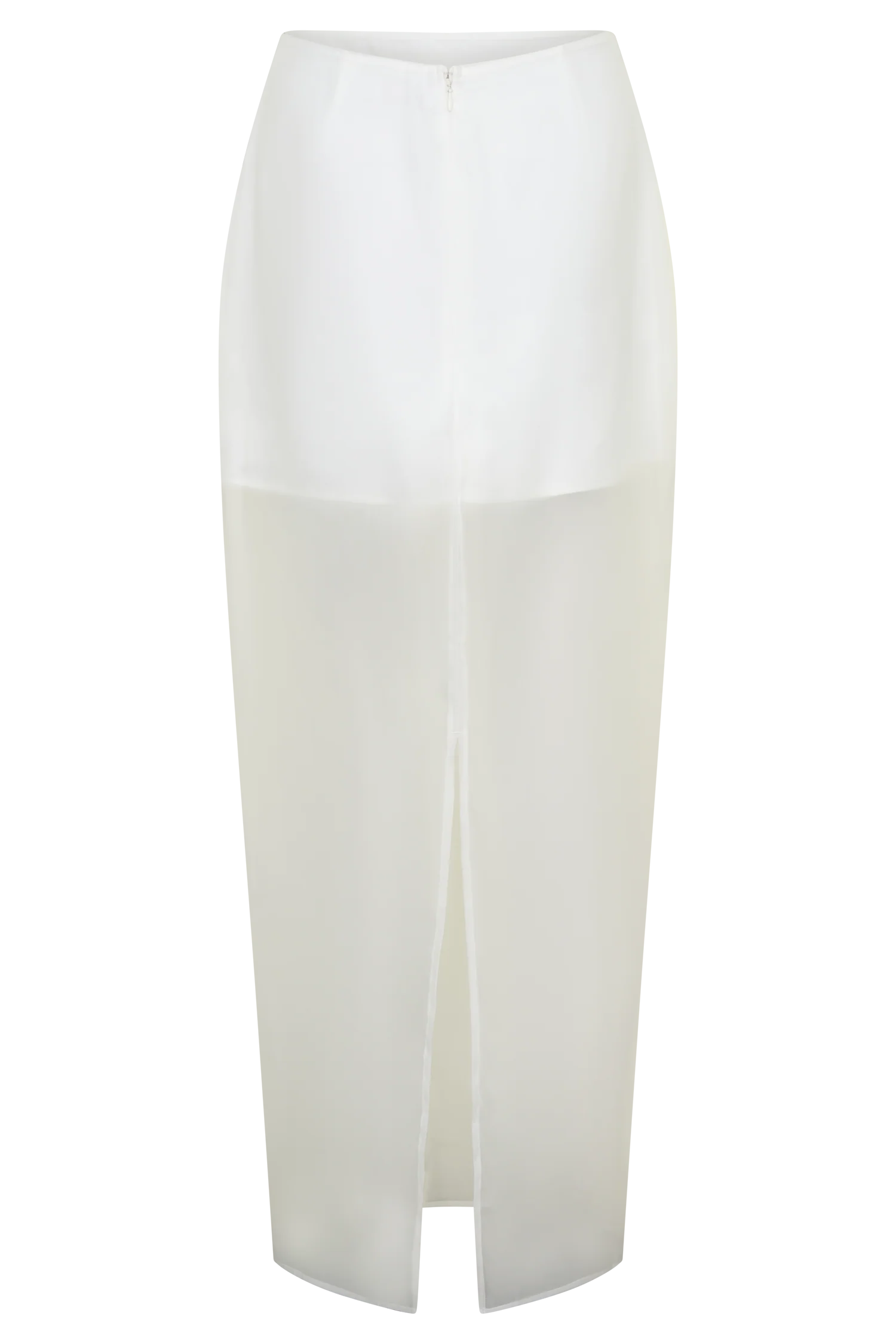 Ximena Organza Maxi Skirt - White - Image 10